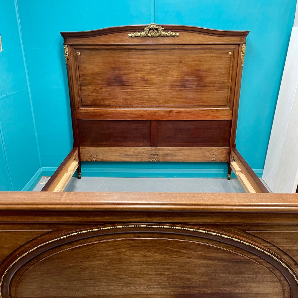 French Empire style kingsize bed with mounts View IV