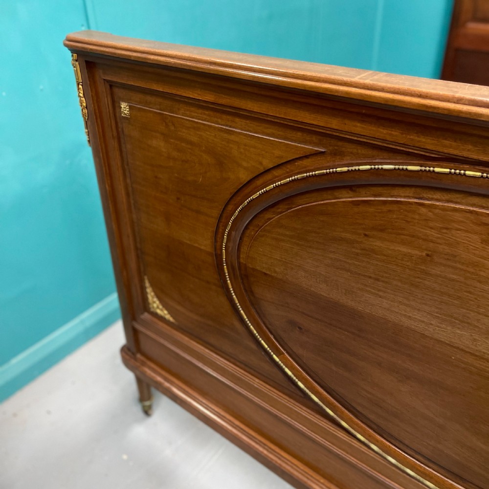 French Empire style kingsize bed with mounts View VI