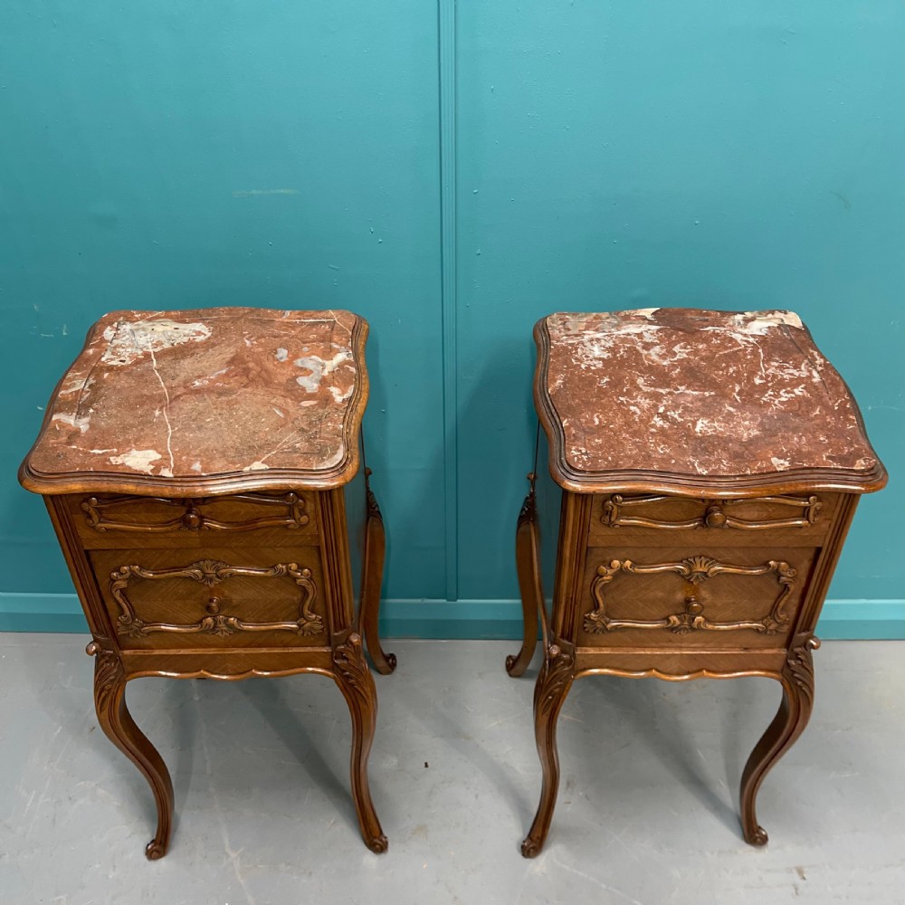 Pair of 19th century bedside cabinets View IV