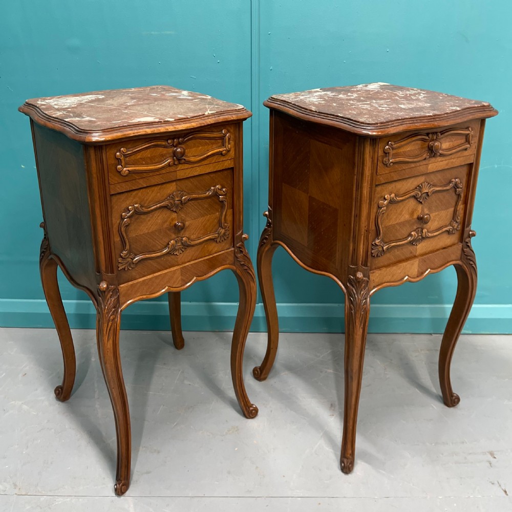Pair of 19th century bedside cabinets View VII