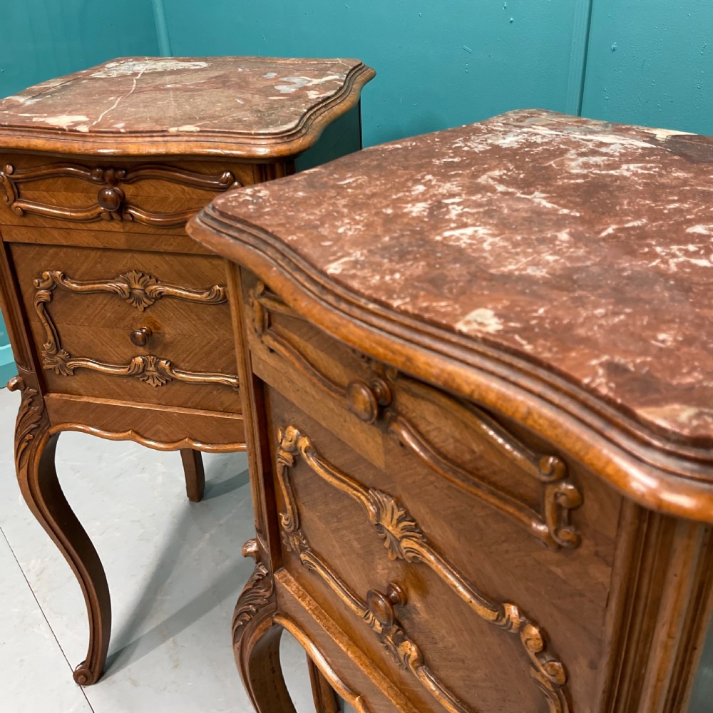 Pair of 19th century bedside cabinets View VIII