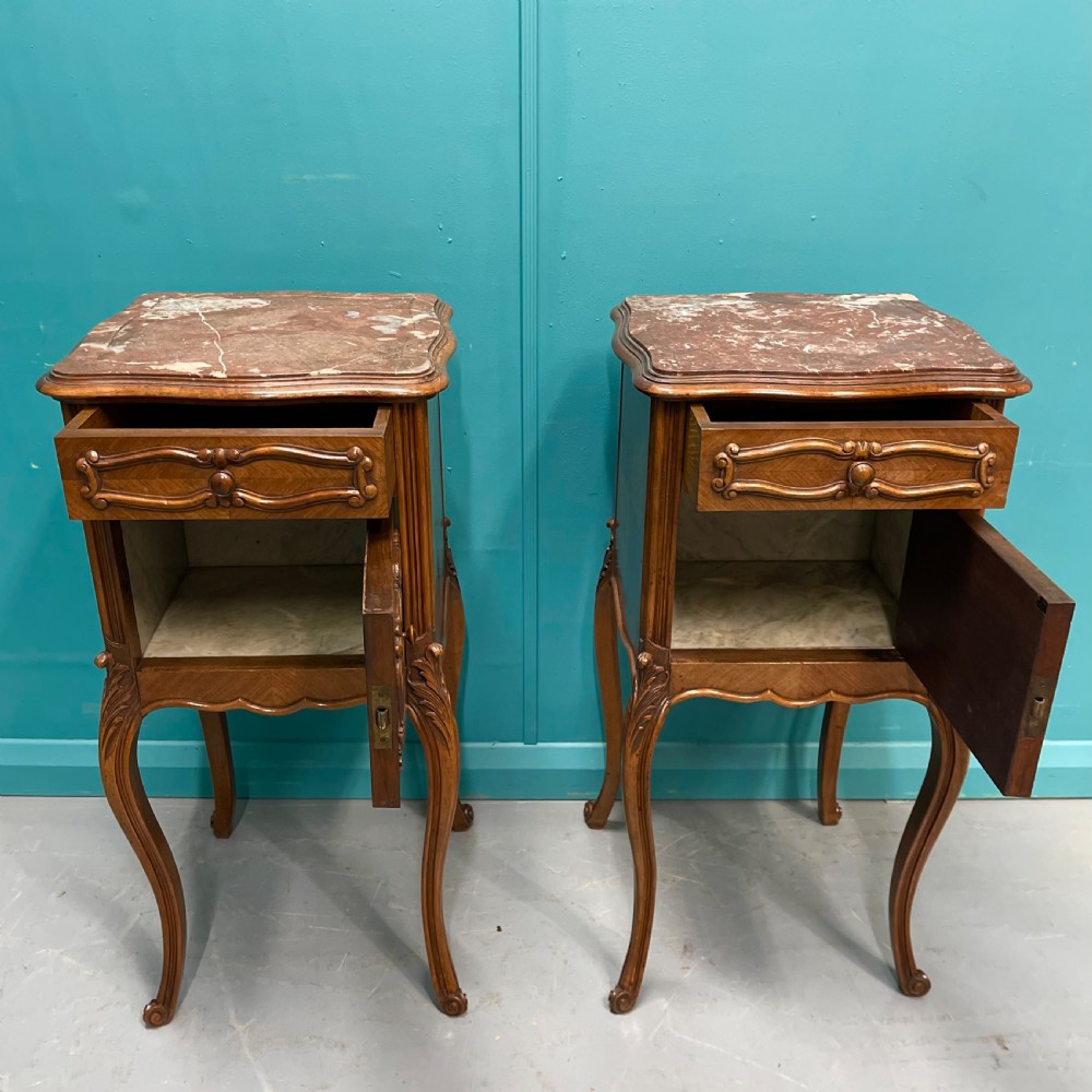 Pair of 19th century bedside cabinets View IX