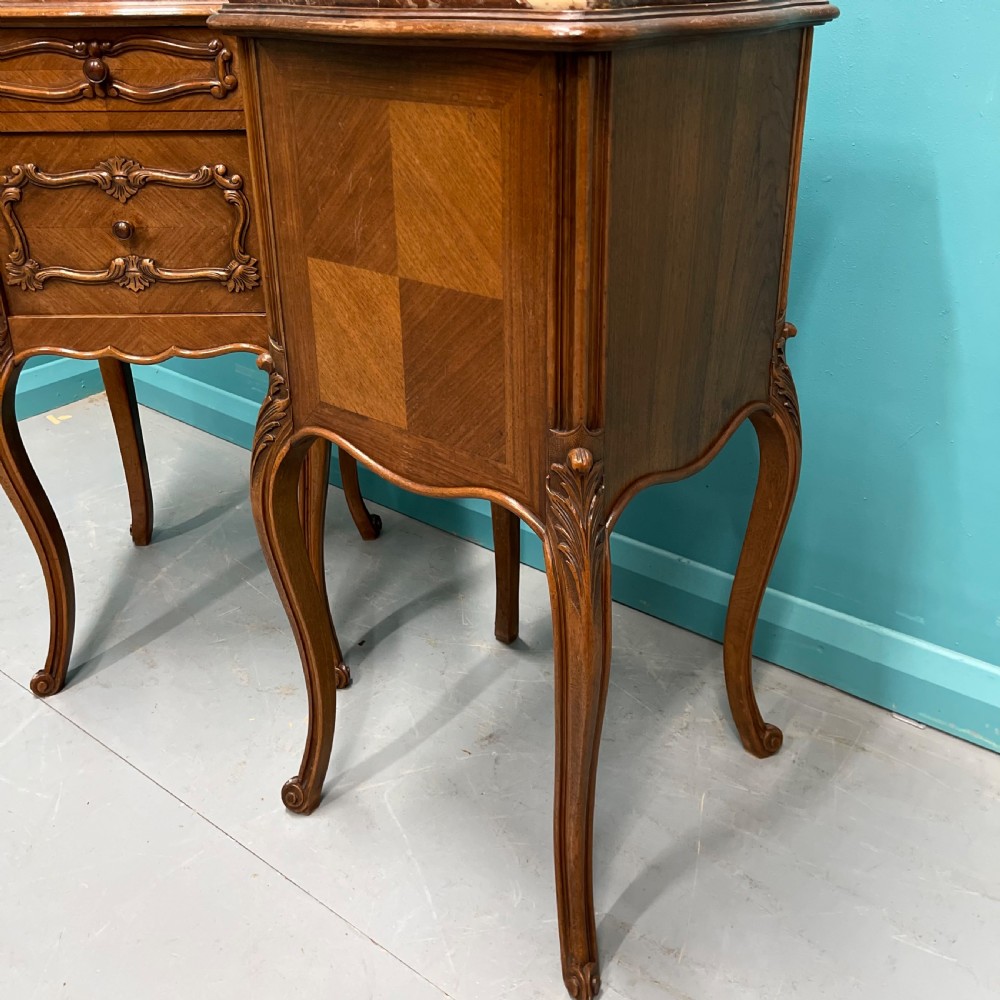 Pair of 19th century bedside cabinets View XI