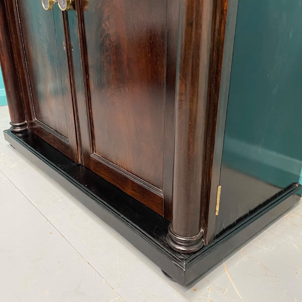 Late Regency marble top chiffonier cabinet View III