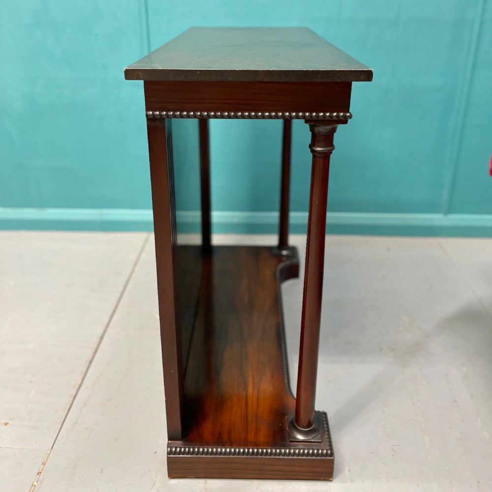 Regency revival mirror back console table  View IX
