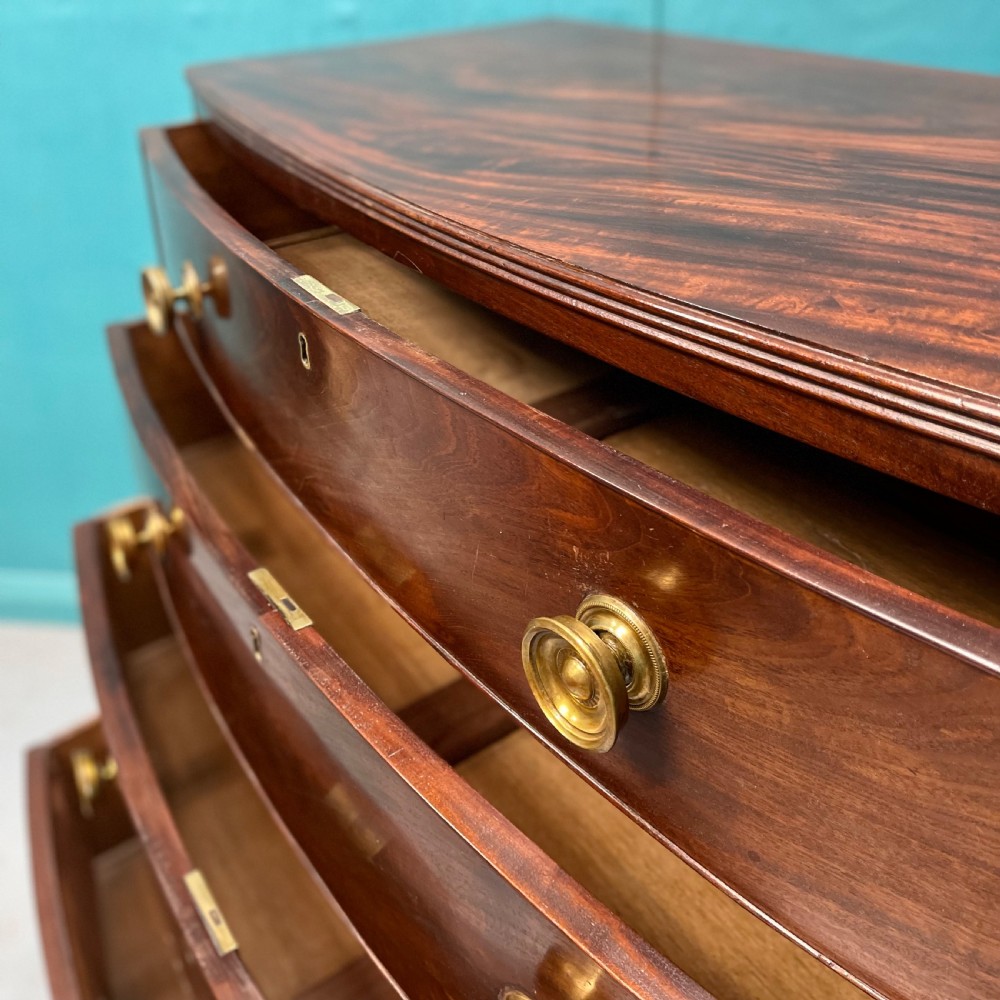 Regency bow front chest of drawers  View IV