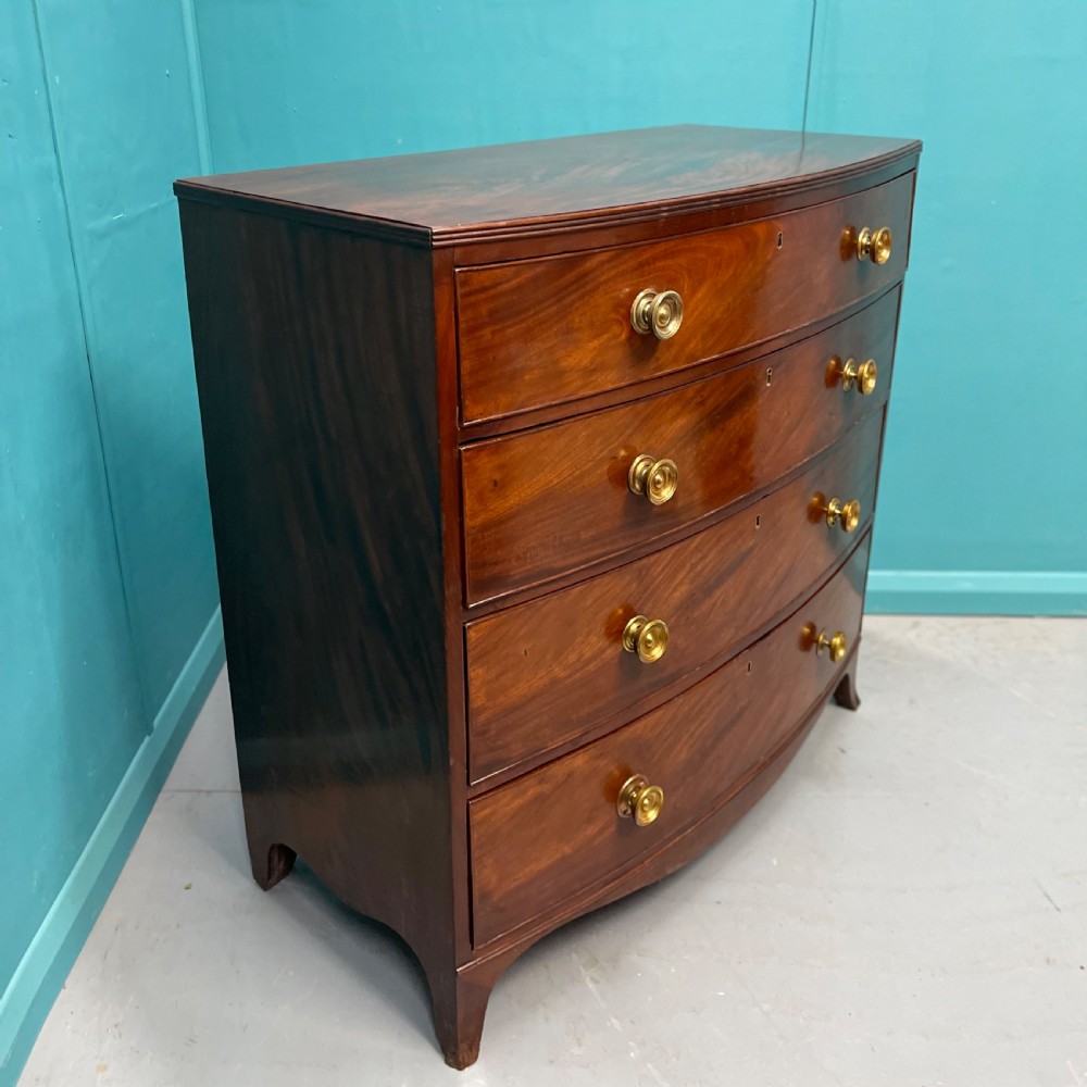 Regency bow front chest of drawers  View VI