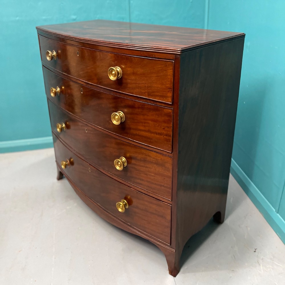 Regency bow front chest of drawers  View VII