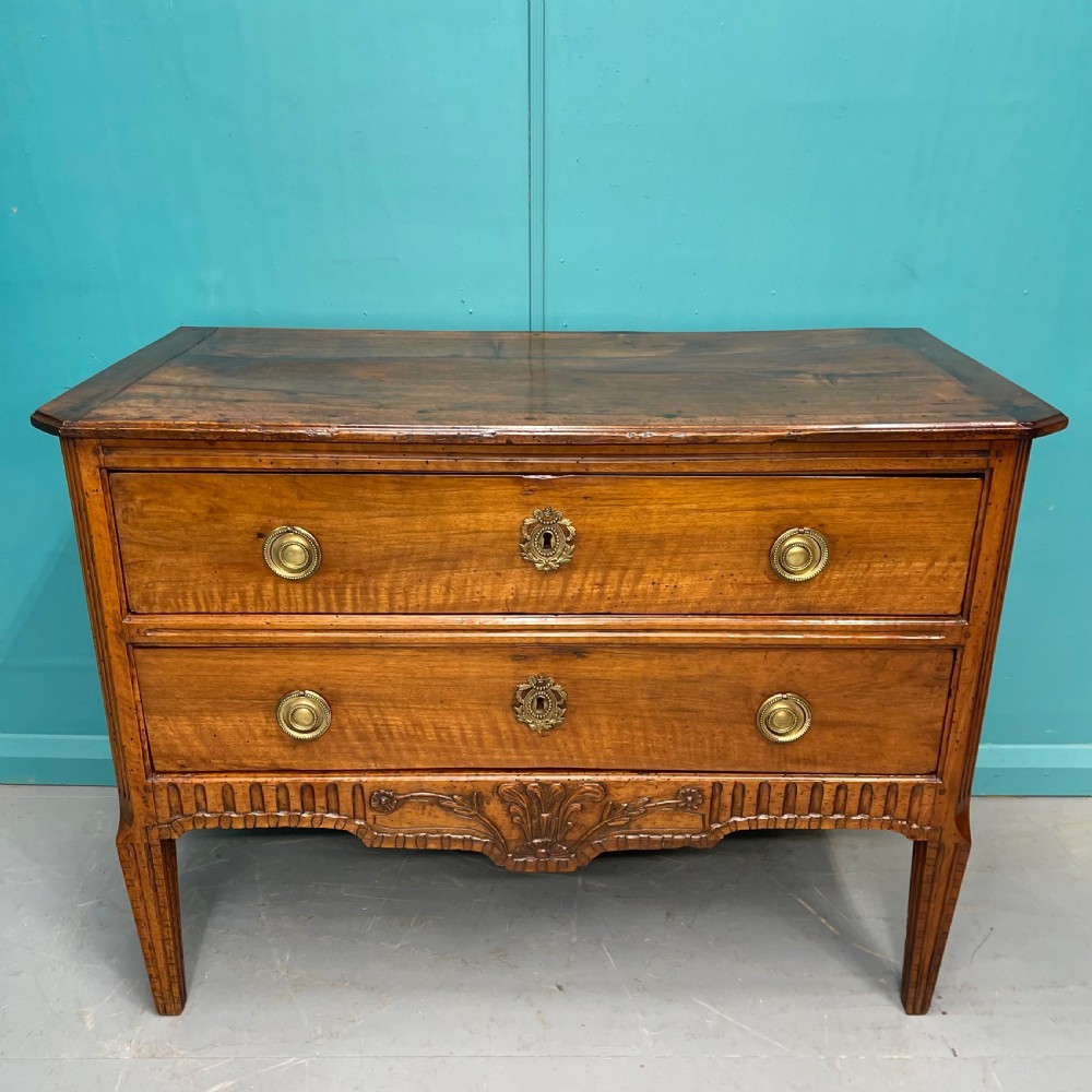 18th century French fruitwood commode 