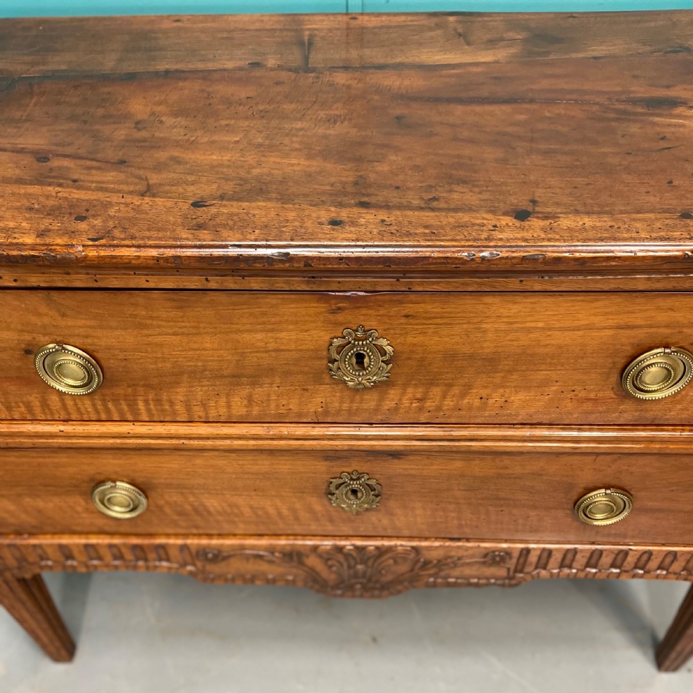 18th century French fruitwood commode  View IV