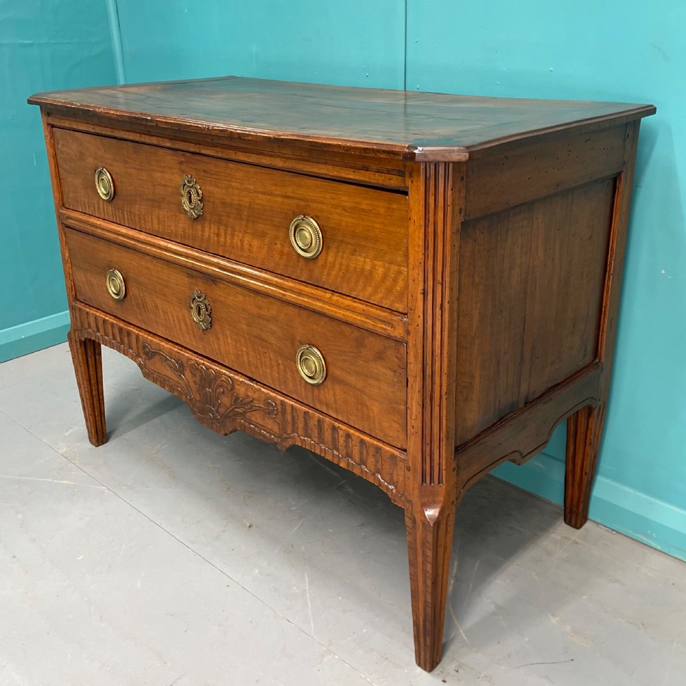 18th century French fruitwood commode  View VI