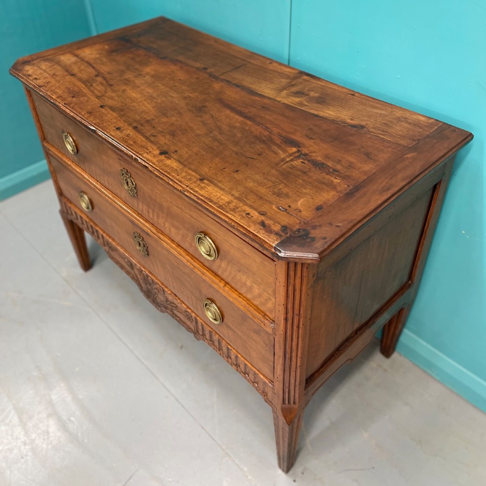 18th century French fruitwood commode  View VII