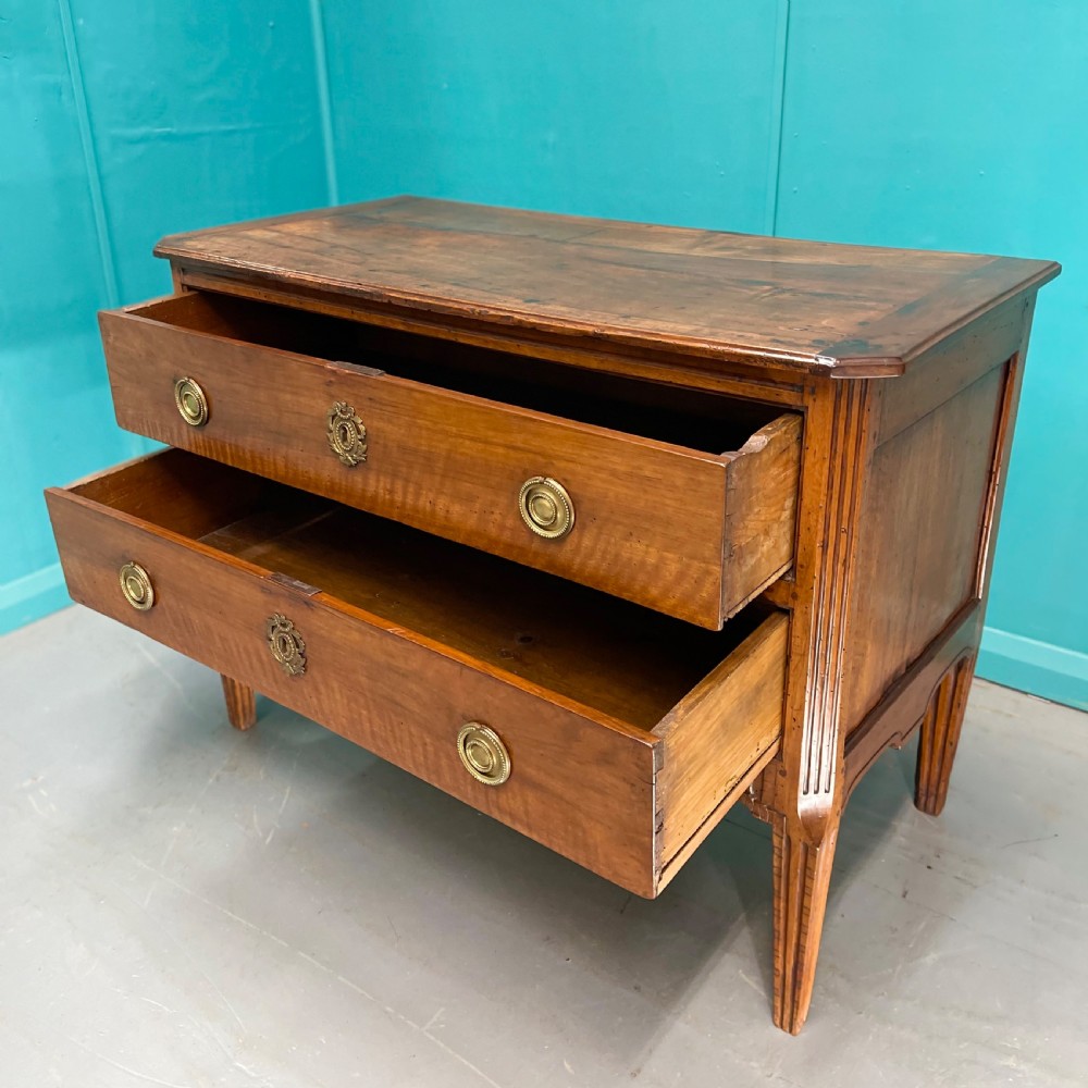 18th century French fruitwood commode  View IX