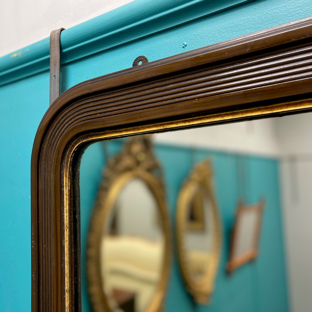 Regency simulated rosewood overmantle mirror View IV