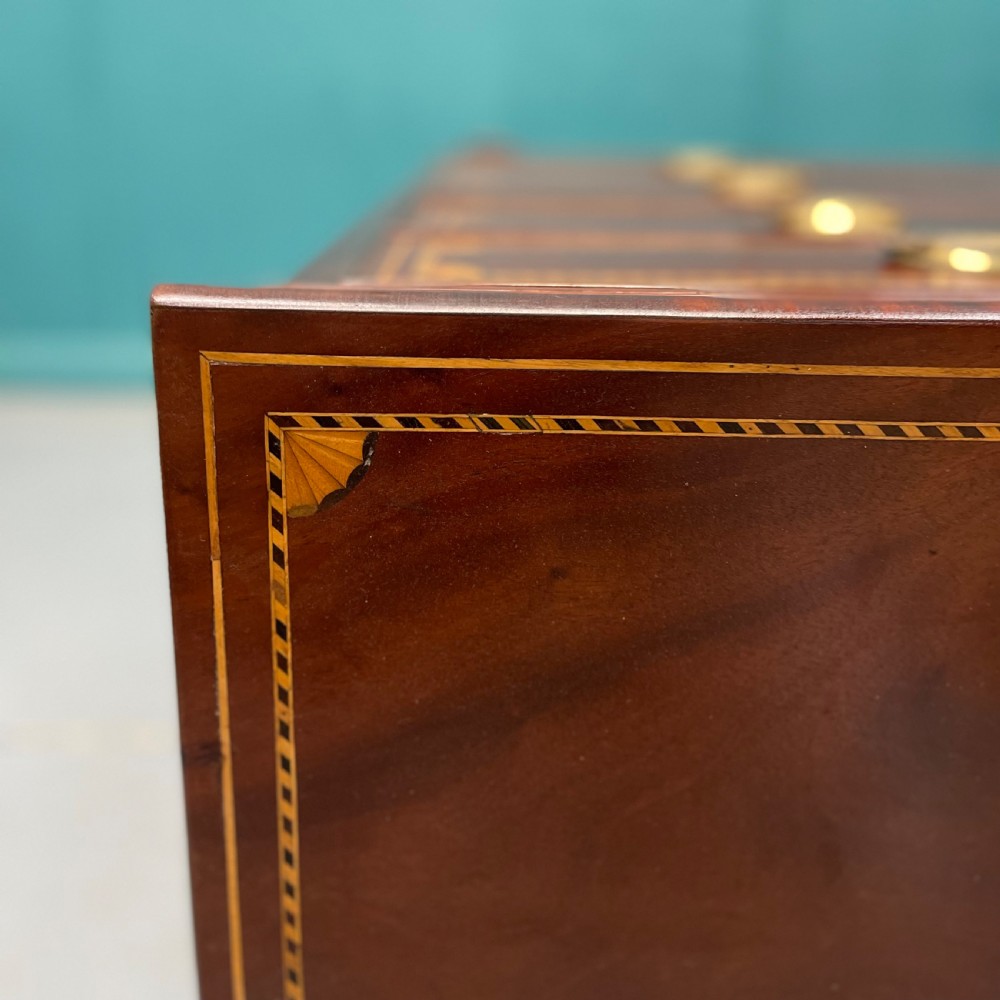 Mid 19th century inlaid chest of drawers View V