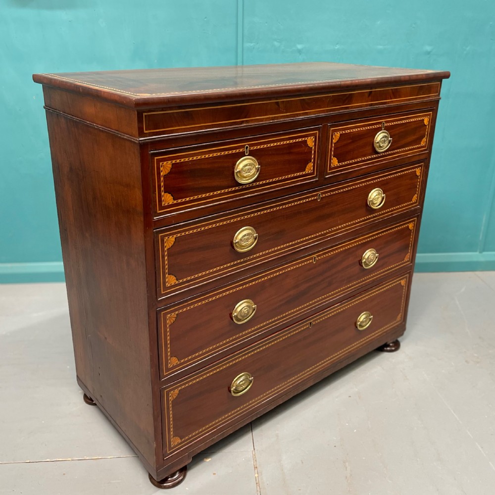 Mid 19th century inlaid chest of drawers View VII