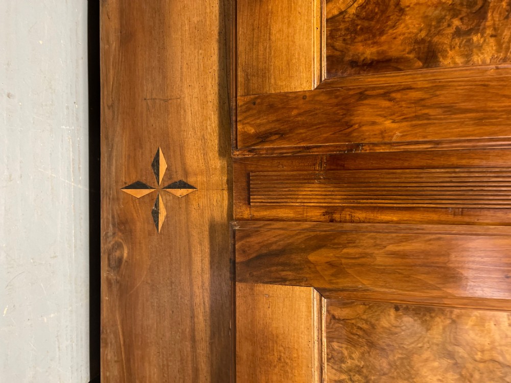 French 19th century burr walnut armoire  View IV