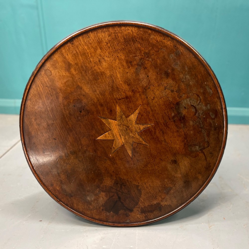 Regency inlaid tripod wine table View II