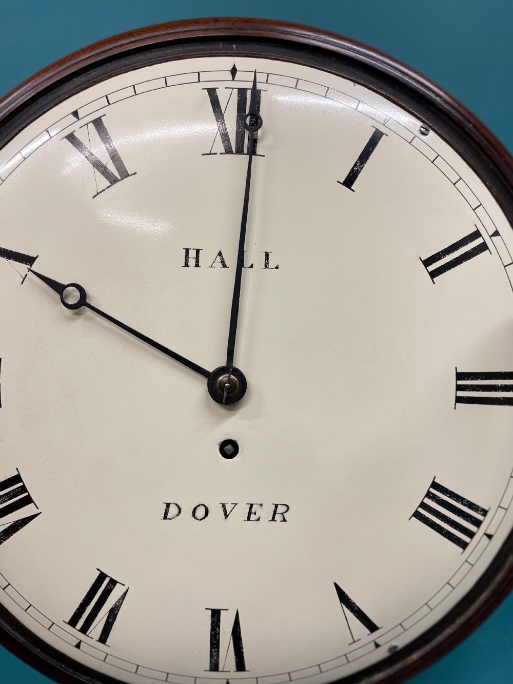 8 day 12’’ fusee dome dial clock by Hall of Dover View VI