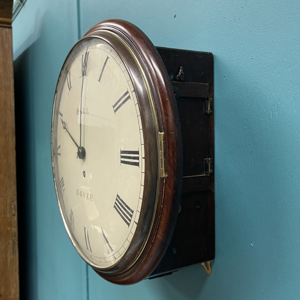 8 day 12’’ fusee dome dial clock by Hall of Dover View VII
