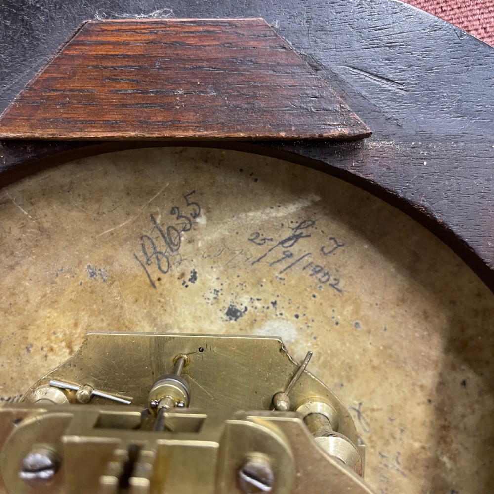 8 day 12’’ fusee dome dial clock by Hall of Dover View X