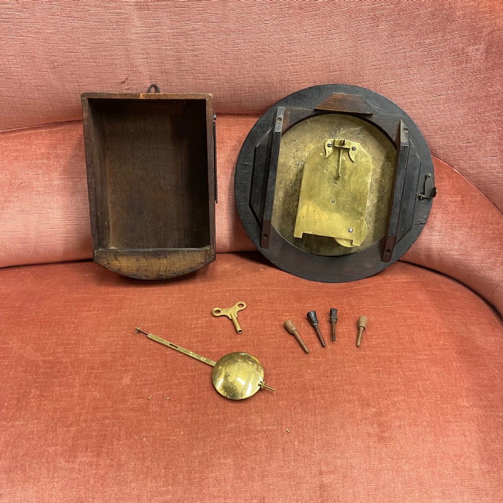8 day 12’’ fusee dome dial clock by Hall of Dover View XII