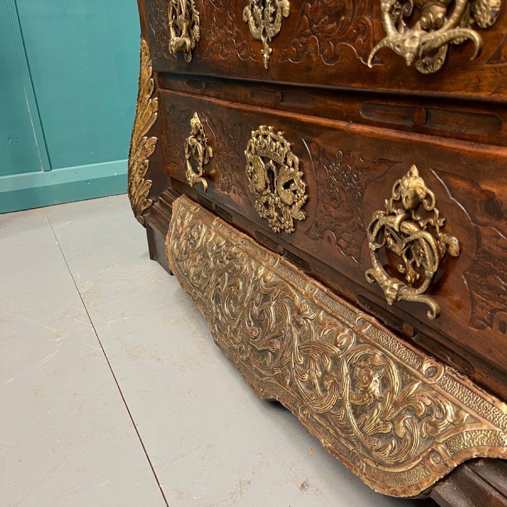 19th century Dutch Colonial 7 drawer tall chest View XI