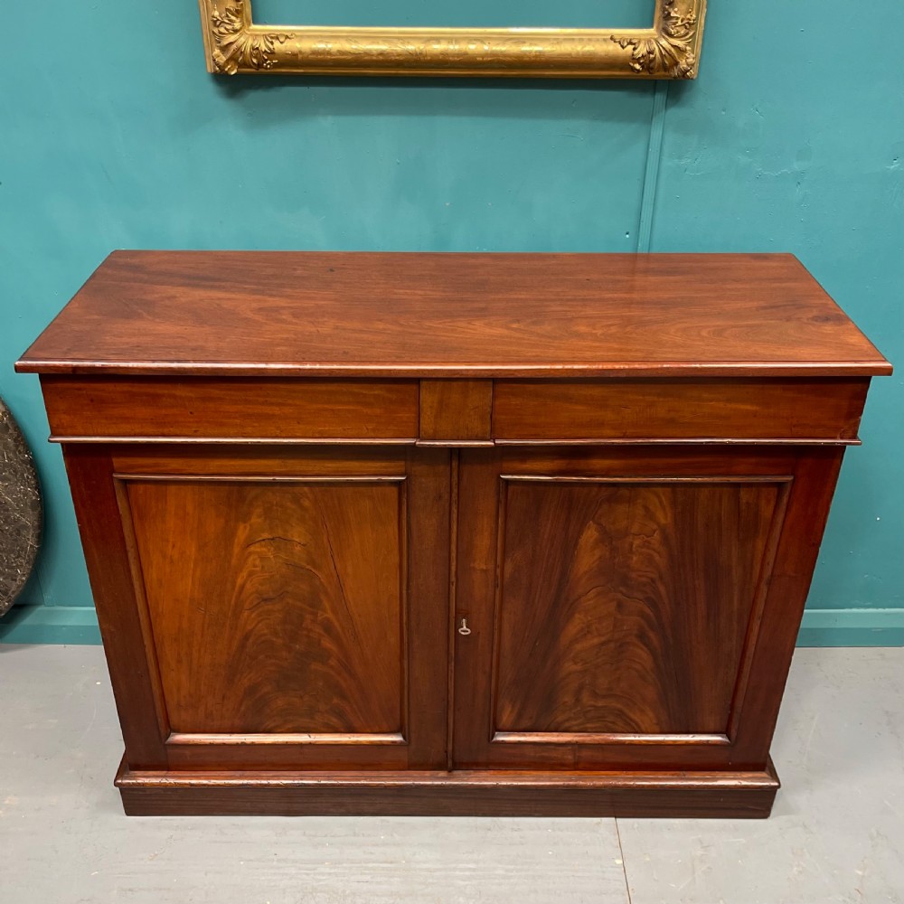 William IV mahogany chiffonier cabinet View III