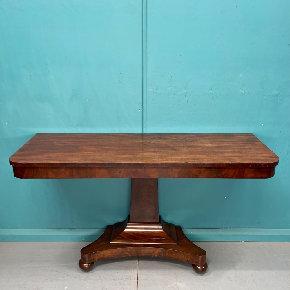 Large pair of William IV mahogany console tables View IV