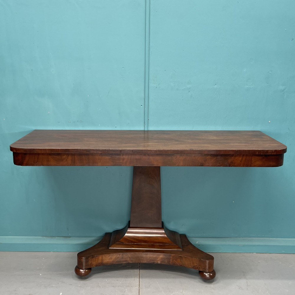 Large pair of William IV mahogany console tables View XI