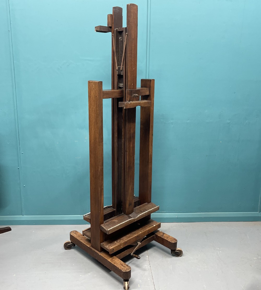 Double sided Paris made adjustable artists easel by Hostellet View III