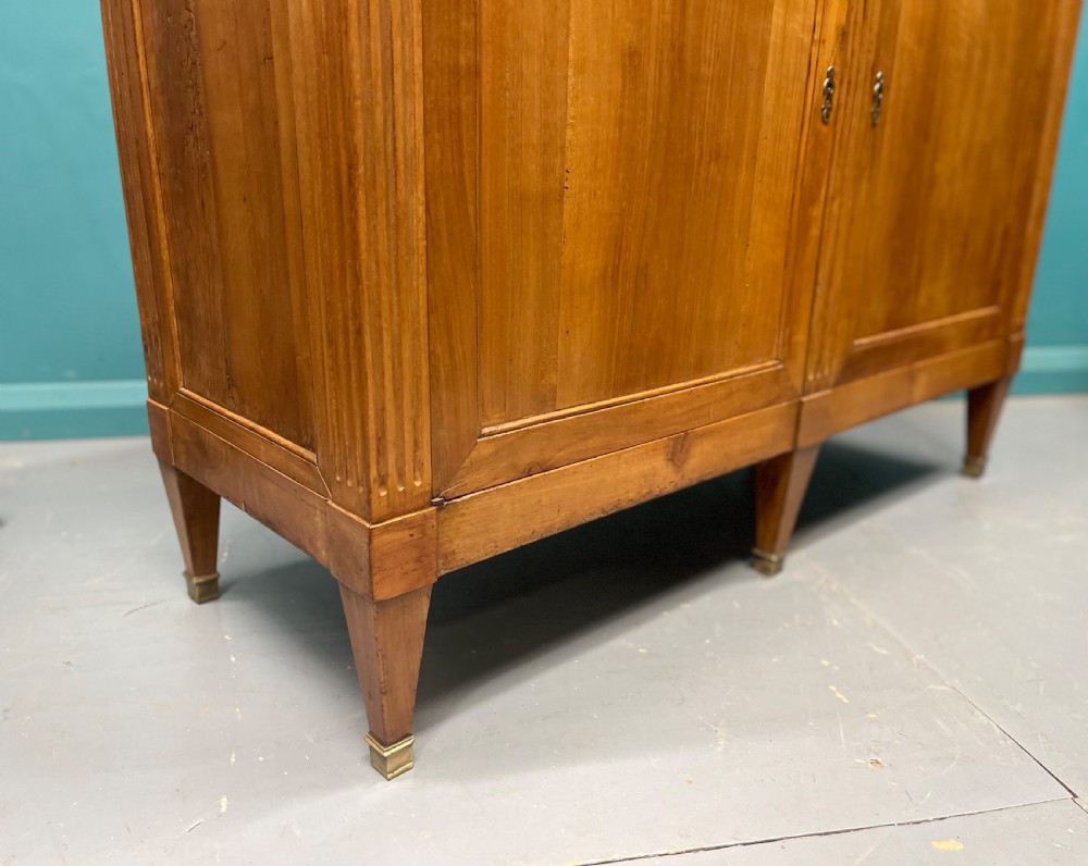French 19th century marble top buffet server View VI