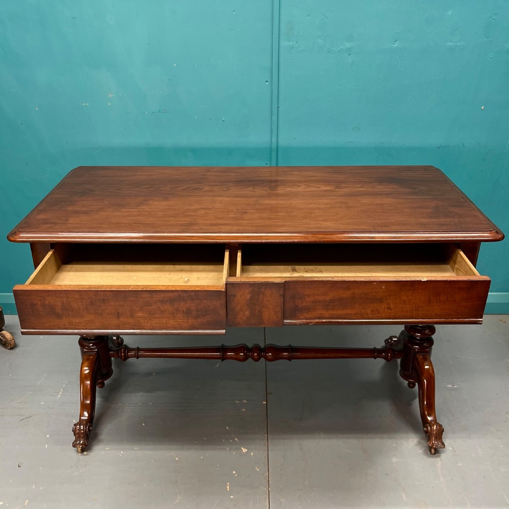 William IV mahogany sofa table View III