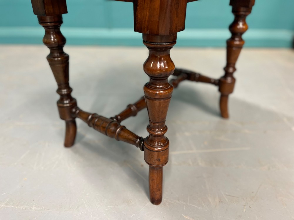 Adjustable height rosewood piano stool  View VI