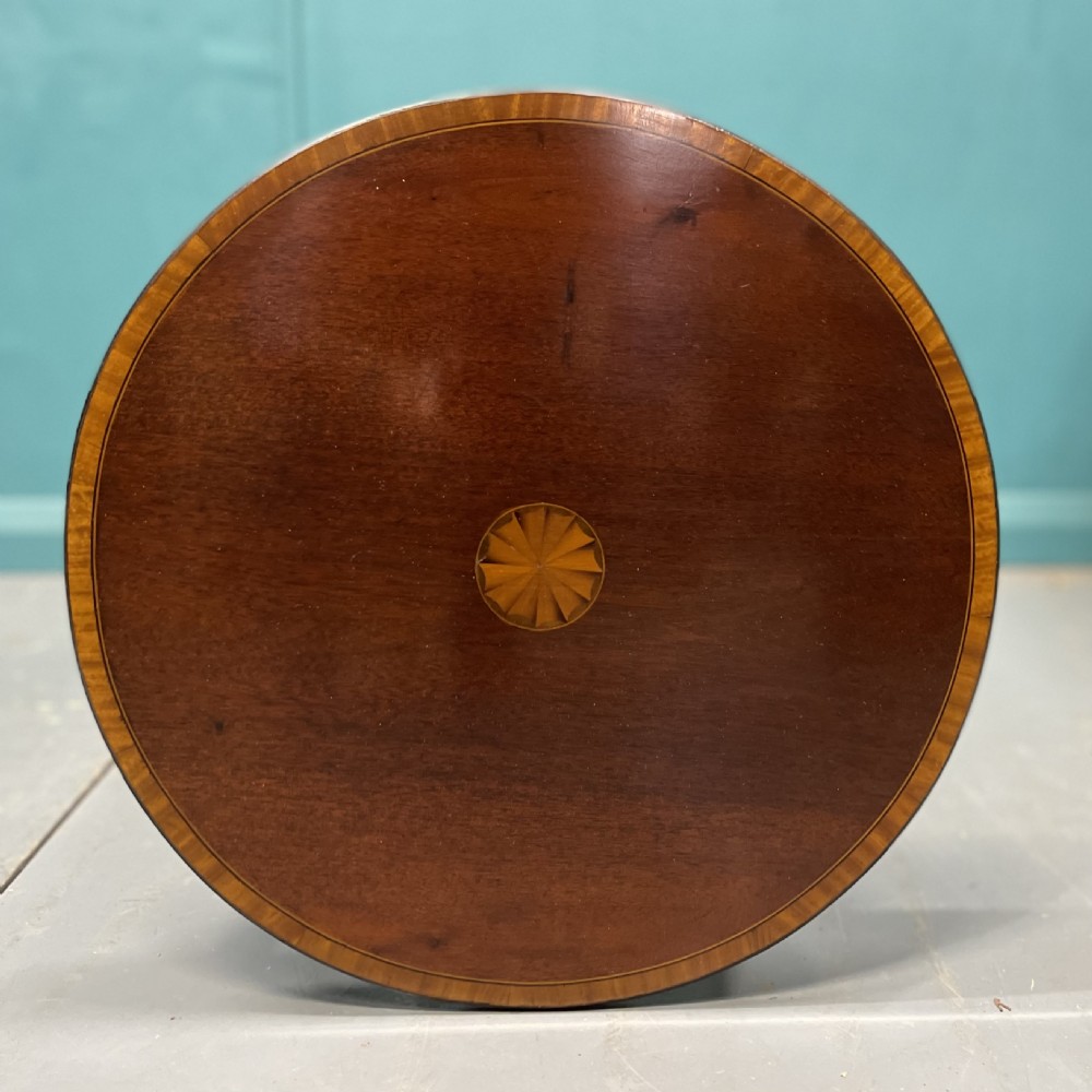 Sheraton revival inlaid side table View II