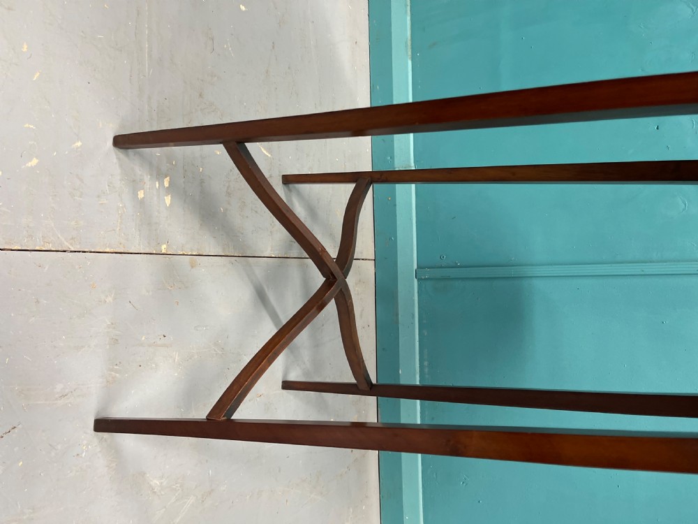 Sheraton revival inlaid side table View VI