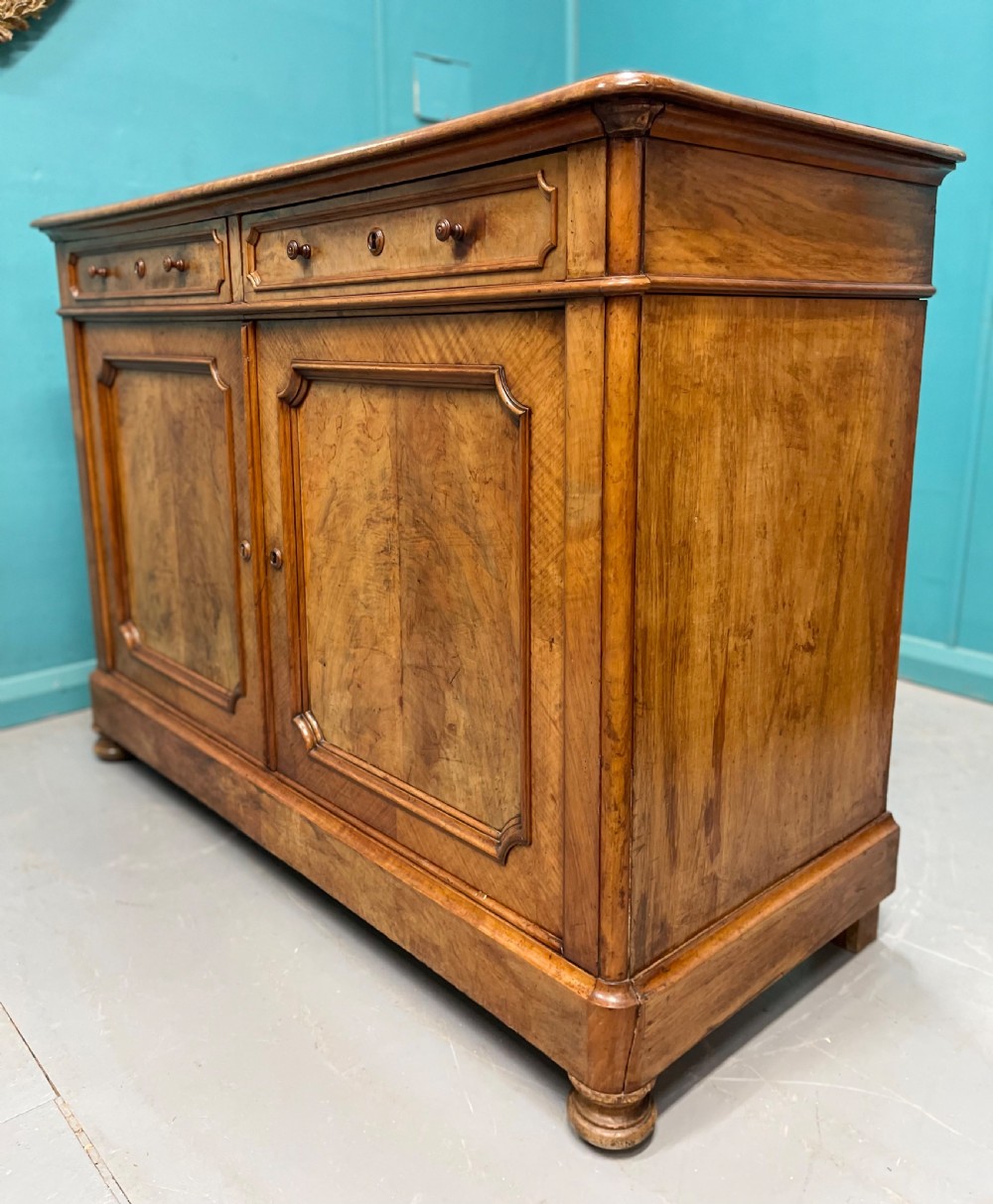 19th century French buffet sideboard in walnut View II
