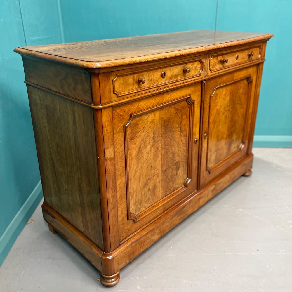 19th century French buffet sideboard in walnut View V