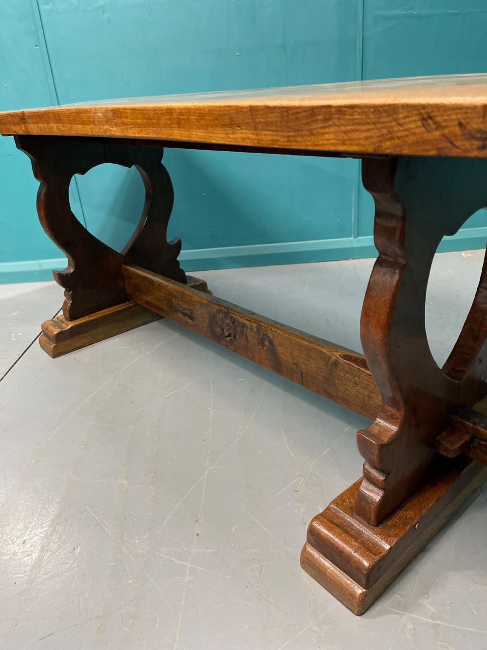 French oak farmhouse or tavern table View V