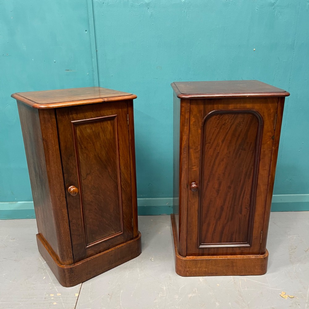 Near pair of bedside cabinets