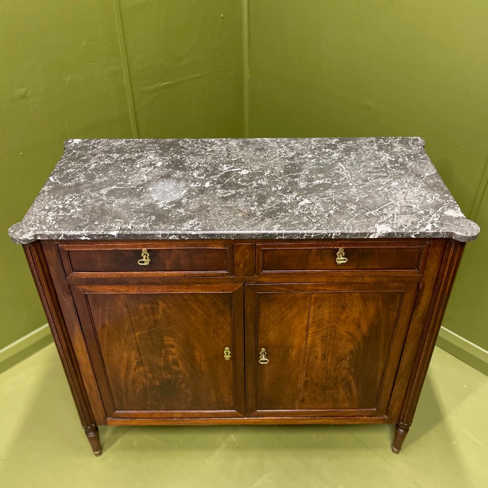 19th century French Marble top buffet server View II
