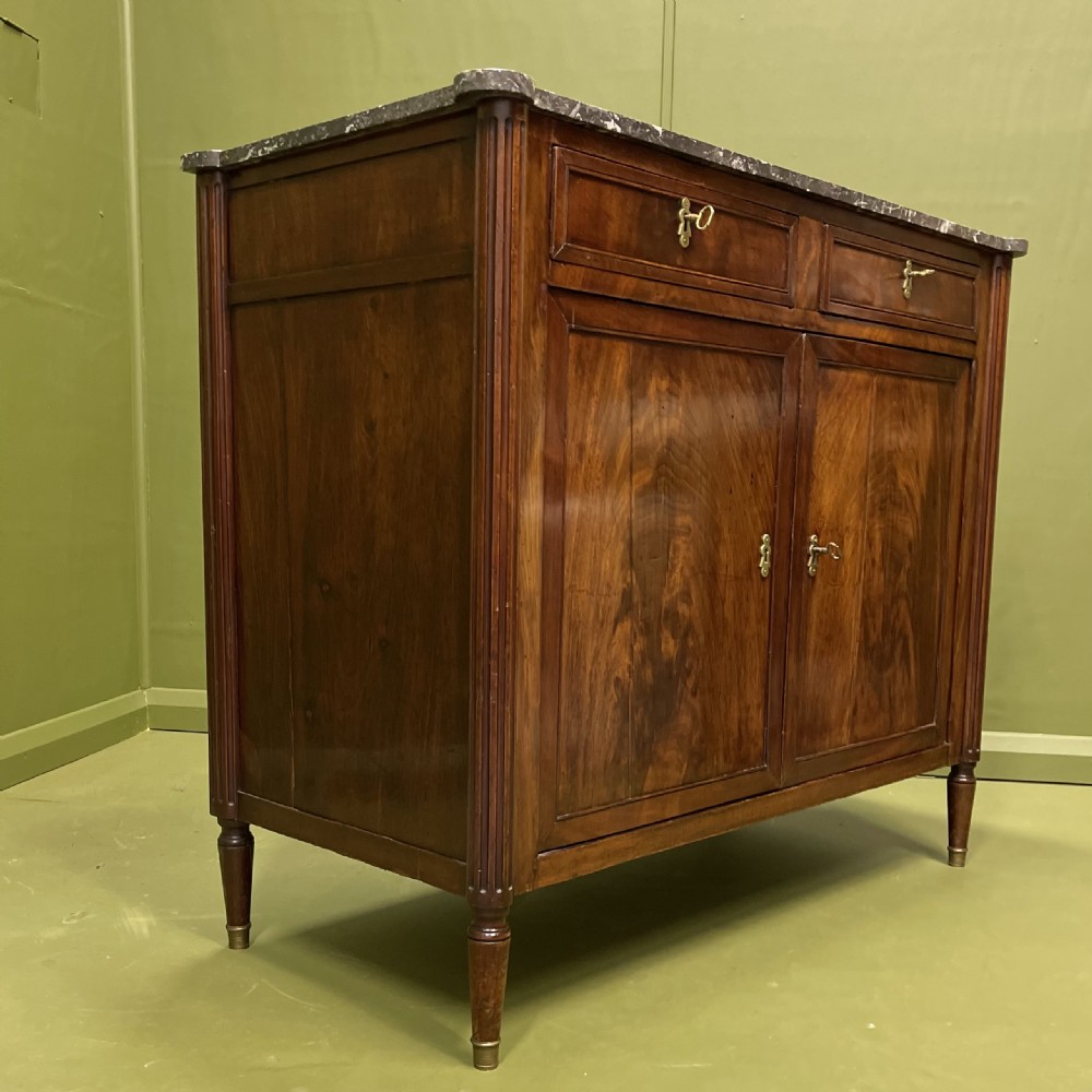 19th century French Marble top buffet server View VII