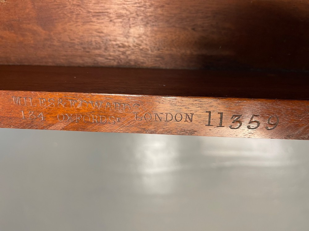 Late Regency games table by Miles & Edward’s of London View IV