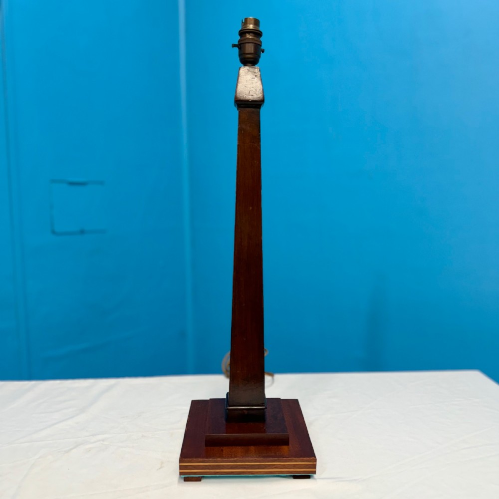 Pair of Georgian column style lamps View IV