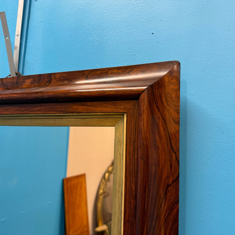19th century rosewood overmantle mirror View III