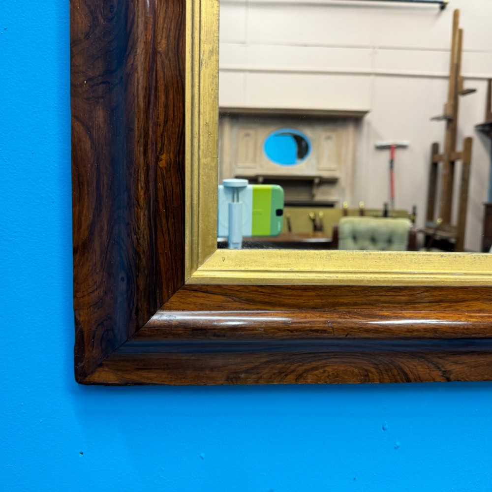19th century rosewood overmantle mirror View IV