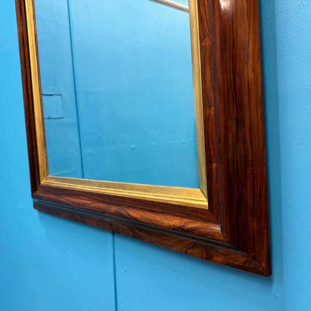 19th century rosewood overmantle mirror View VI