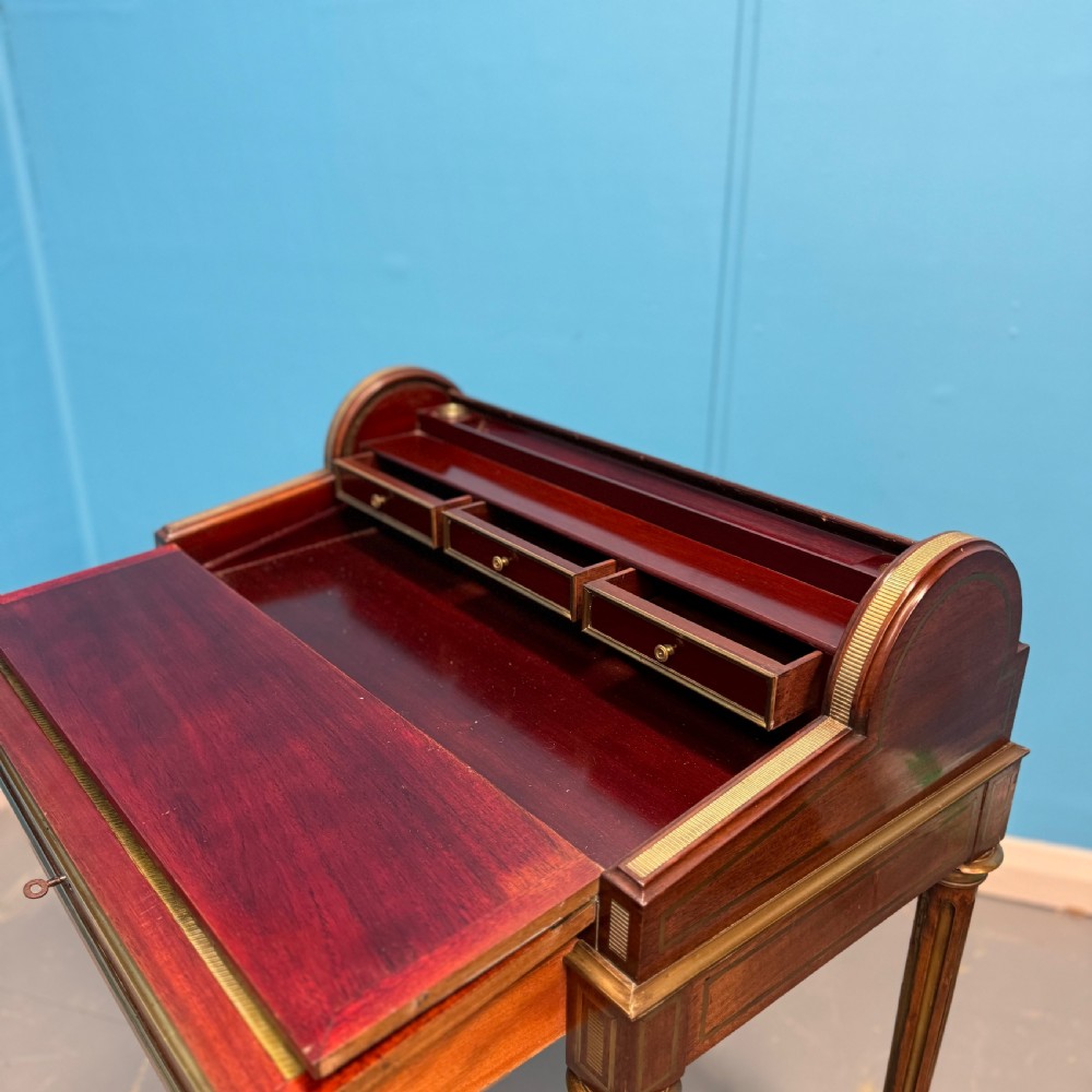 Tambour writing table by James Shoolbred of London View VIII