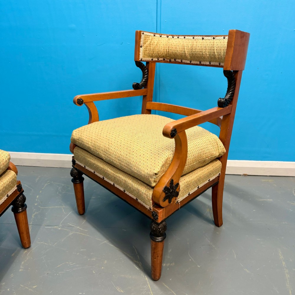 Pair of Biedermeier style occasional chairs  View VI