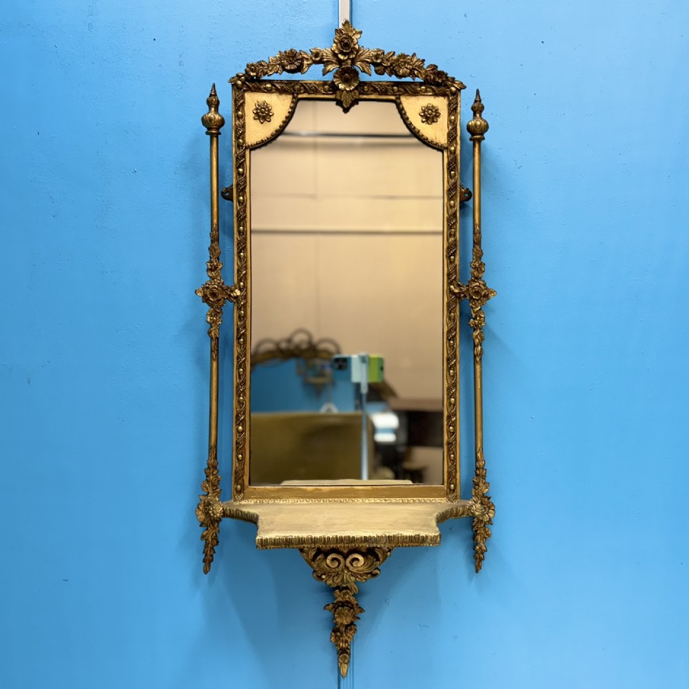 English 19th century gilt pier mirror